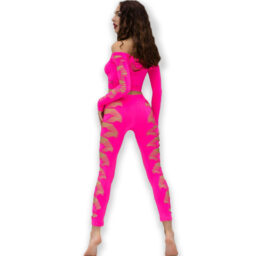 Alternative view of CHILIROSE - CR 4632 TOP E PANTALONE FUCSIA S/L