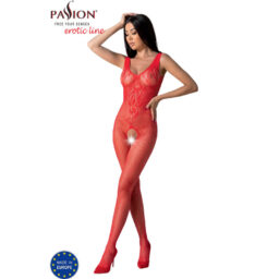 Alternative view of PASSION - BS098 BODYSTOCK ROSSO TAGLIA UNICA
