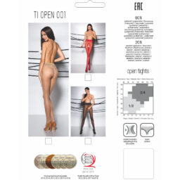 Alternative view of PASSION - TIOPEN 001 COLLANT ROSSO 1/2 20 DEN