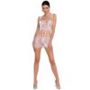PASSION - WOMAN BS090 BODYSTOCKING BIANCO TAGLIA UNICA