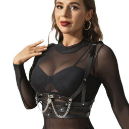 Alternative view of SUBBLIME - IMBRACATURA A CORSETTO CON CATENA DETTAGLIO TAGLIA UNICA
